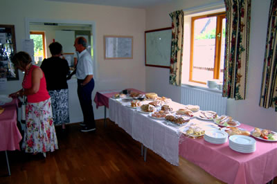 Village Hall - some volunteers